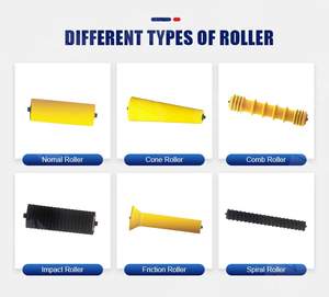 Baja tugas berat melalui rol pertambangan sabuk konveyor Roller <span class=keywords><strong>Idler</strong></span> untuk penanganan kerikil batu bara - Product Image 5
