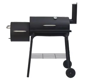 Griglia per Barbecue a carbone per uso domestico di grandi dimensioni per esterni Uplion con griglia per Barbecue da giardino fumestack