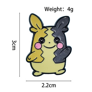 Broche <span class=keywords><strong>Pokémon</strong></span> Mignonne de Dessin Animé, Badge Créatif Anime Elfique Effet Goutte d'Huile, Accessoire Vestimentaire, <span class=keywords><strong>En</strong></span> Stock - Product Image 4