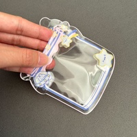 Mini-sachets refermables mignons en forme de dessin animé, adaptés pour le rangement de pinces à cheveux, bonbons/en-cas, emballage souple et adhésif en forme d'os pour jouets