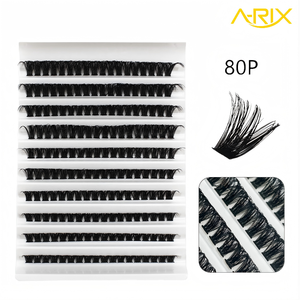 A-RIX 80/100P Pestañas Postizas Individuales de PBT con Unión Térmica, Kits de Extensión de Pestañas Reutilizables de Alta Calidad Profesional - Product Image 2