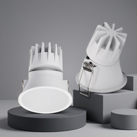 ALLWAY Downlight LED encastré moderne IP54, orientable, dimmable, COB, spots de plafond 5W-20W pour intérieur AC85-265V