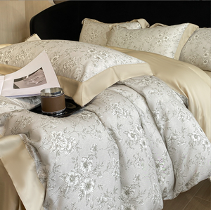 Summer Comfort - <strong>Cheap</strong> White Silk Four-Piece Bedding <strong>Set</strong> with Bacteriostatic <strong>Sheet</strong>, Pillowcase, and Quilt Cover - Product Image 6