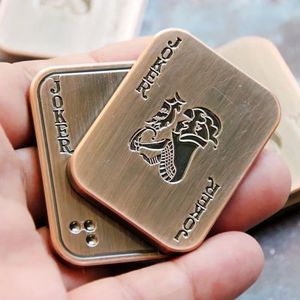 Jouets sensoriels EDC Double Joker Push Card Snap Coin pour les doigts, pour l'anxiété, le TDAH, l'autisme, les adultes, soulagement du stress, jouets pour les doigts - Product Image 3