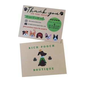 Biglietto d'invito personalizzato in carta patinata colorata, pieghevole, scrivibile, per auguri e saloni di bellezza - Product Image 5