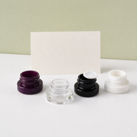 Pot en verre transparent personnalisé avec couvercle hermétique, gravure de logo et plusieurs tailles