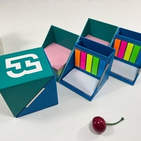 Note collante avec porte-stylo bloc-notes de bureau Notes de Type combinées pour l'école de cadeau promotionnel personnalisé