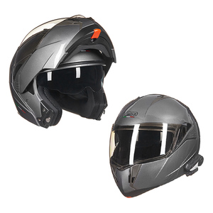 B700 yeni satış ECE sertifikası motosiklet kask çift Lens tam yüz kask motosiklet kask yukarı çevirmek - Product Image 6