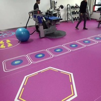 Revêtement de sol intérieur en PVC, dalles vinyle mat 3,5 mm, planches vinyle 5 mm type danse et sport, écologique, installation par collage