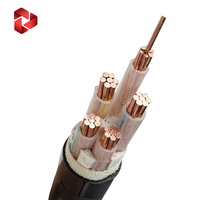 Cable de Cobre Aislado con XLPE de Media Tensión, Revestimiento de PVC, Cable de Distribución Eléctrica de Fábrica