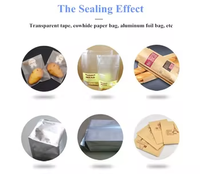 Machine de scellage par induction semi-automatique ZEQUAN pour sacs et pochettes en plastique, scelleuse thermique réglable avec commande par pédale