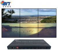 Contrôleur de raccordement multi-écrans 5 entrées 9 sorties, processeur de mur vidéo rotatif horizontal LED Reality, certifié CE