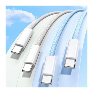 Originele Nylon <span class=keywords><strong>OEM</strong></span> Exclusieve Datakabel voor iPhone 15, Gecertificeerde 66W C naar C Oplaad- en Datakabels voor iPhone 15, 16, 17 van Budi - Product Image 5