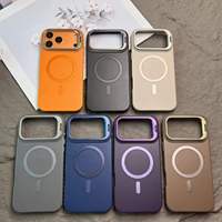 Coque Magnétique de Haute Qualité pour iPhone 18 17 Air 16 Plus 15 14 13 12 11 Pro Max avec Support de Chargeur Sans Fil et Protection de Caméra
