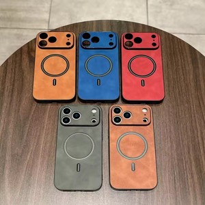Housses magnétiques à motif en <span class=keywords><strong>cuir</strong></span> d'agneau de haute qualité pour <span class=keywords><strong>Apple</strong></span> <span class=keywords><strong>iPhone</strong></span> 17 Pro Max 17 Air Phone Case Shell - Product Image 1