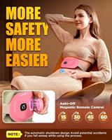 Neue Smart Waist Hot Com press Warm Palace Vibrierendes Heizkissen Menstruation lumbale Massage gürtel Abnehmen Vibrierend