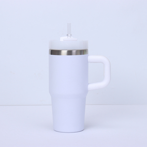 Tasse de voyage extérieure en acier inoxydable H2.0 de 20oz avec poignée et paille logo <span class=keywords><strong>personnalisé</strong></span> pour la rentrée tasse thermos à café - Product Image 6