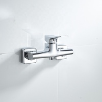 Robinet de Douche et de Bain Monocommande en Laiton Momali avec Bec Diverter pour Salle de Bain et Douche