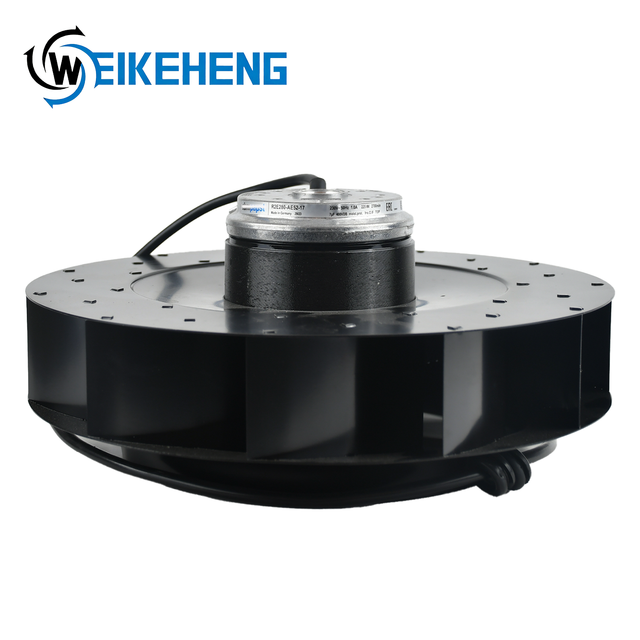 280mm Industrial Fan R2E280-AE52-17 230 V AC  EC Backward Curved Centrifugal Fan 2110m³/h High Pressure Cooling Blower Fan