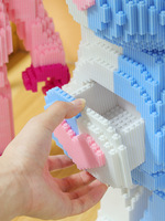Bearbrick – blocs de construction multi-modèles, jouet éducatif pour la décoration de la maison, 50CM
