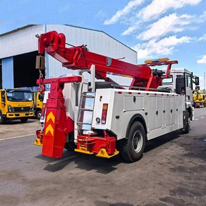 Prix d'usine SHACMAN Camion de dépannage rotatif 13 tonnes 4x2, camion de dépannage lourd pour le sauvetage routier - Product Image 5