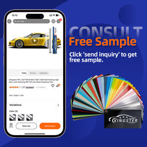 <span class=keywords><strong>Film</strong></span> d'emballage de Offre Spéciale PPF 1.52x17M/Roll PET Super brillant liquide métallique <span class=keywords><strong>Vampire</strong></span> rouge <span class=keywords><strong>Film</strong></span> d'emballage de vinyle de voiture - Product Image 6