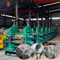 Usine 0.5-5 T/h petite ligne de production de barres d'armature laminoir à fil chaud tige d'acier de fer faisant le prix de la machine à vendre