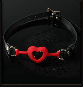 Полый кляп-шар в форме любви, альтернативный женский тренировочный секс-игрушки, заглушки для рта - Product Image 5