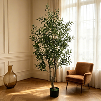 Plastic decoratieartikelen voor thuis, levensechte kunstmatige olijfbomen, nepplanten, decoratie voor evenementen, Kerstmis, feestdagen, bruiloften.