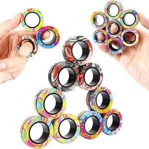 Magnetic Fidget Spinners Rings Idea Anxiety Decompression Fidget Toys for Kid Adult Relief Stress Creative Fidget Spinner Rings - Product Image 2