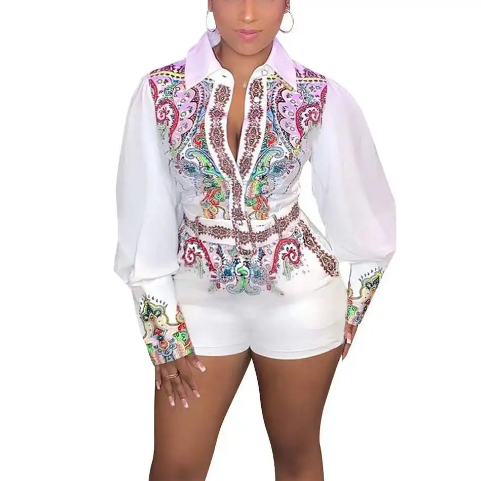 211223-2 S-XL 봄과 여름 패션 여성 넥타이 염료 인쇄 긴 소매 어깨 섹시한 캐주얼 느슨한 티셔츠