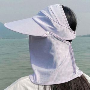 Nouveau design, masque facial complet et chapeau de soleil pour l'été, protection UV en plein air - Product Image 4