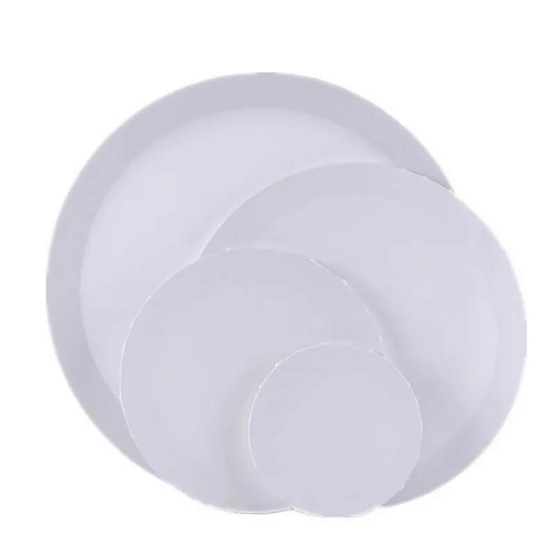 Растягивающийся холст диаметром 20 см, 280 г, оптовая продажа, деревянная рама, чистый холст