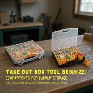 Take Out Box <b>Tool</b> <b>Boxes</b> With Organized Compartments For Hardware <b>Storage</b> - Product Image 3