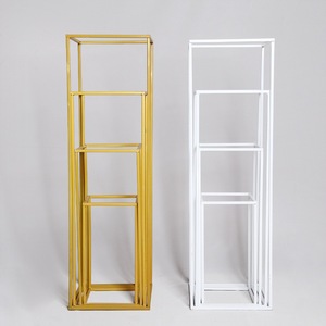 Multi Functional Metal Plant <b>Display</b> Stand Durable Iron <b>Flower</b> Holder For Party Event Wedding Venue Decor Supply - Product Image 1