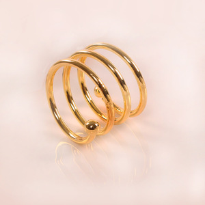 Luxus Lron Gold Servietten ringe Servietten halter Metall für Esstisch Dekor Bauernhaus Servietten ringe für Hochzeit Geburtstags feier - Product Image 5