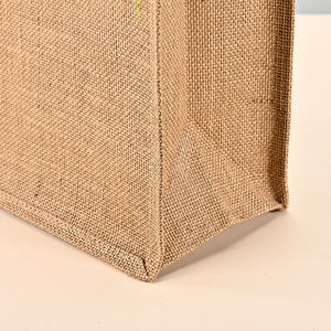 <span class=keywords><strong>Borsa</strong></span> della spesa dipinta a mano in bianco di cotone di fascia alta personalizzata in bianco di lino con lettera di cibo con manico in corda per regali - Product Image 3