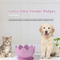 Mangkuk Makan Anjing Silikon Bentuk Teratai CustomLogo, Food Grade, 2 in 1, Mangkuk Jilat Silikon, Mangkuk Makan Anjing Slow Feeder