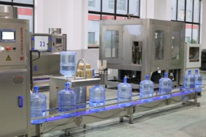 เครื่องบรรจุน้ำขวดอัตโนมัติคุณภาพสูง 150BPH สำหรับขวดขนาด 5 แกลลอน รุ่น QGF-150 สำหรับขวดน้ำขนาด 18.9 ลิตร และ 20 ลิตร 18 - Product Image 2