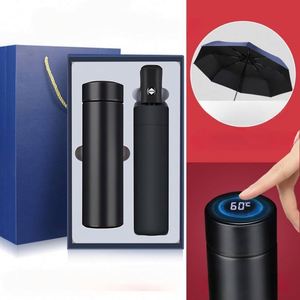 Wholesale Business <b>Gift</b> Sets 500Ml Thermal Cup and Automatic Umbrella With Custom Logo Printing Low MOQ - Product Image 4