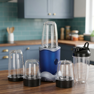 Licuadora Multifuncional de Alta Velocidad, Extractor Compacto para Hacer Smoothies, Ideal para Mezclar Frutas y Preparar Batidos de Proteínas - Product Image 1