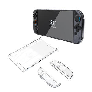 <span class=keywords><strong>Kit</strong></span> d'accessoires en gros pour <span class=keywords><strong>Nintendo</strong></span> <span class=keywords><strong>Switch</strong></span> 2 étui de <span class=keywords><strong>protection</strong></span>, housse transparente, protecteur d'écran et poignées de pouce - Product Image 4
