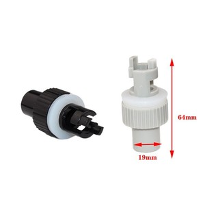 Adaptateur de valve pour bateau gonflable, joint de conversion 8 dents pour gonflage et 6 dents pour dégonflage, pour réparation et remplacement - Product Image 2