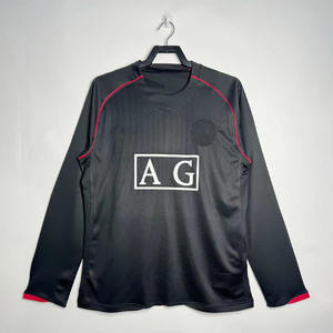 Camiseta de Fútbol Retro Conmemorativa <span class=keywords><strong>del</strong></span> Manchester United 07/08, Clásica, con Bordado Deportivo, Personalizable - Product Image 1