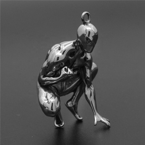 Colliers et pendentifs Spiderman en acier inoxydable, bijoux en gros, finition hautement polie, style européen - Product Image 5