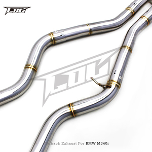 Tuyau d'échappement Catback Boska Valvetronic personnalisé M240i M440i M340i M340 340i G20 G22 G26 G42 B58 en acier inoxydable poli de 1,5 mm - Product Image 5