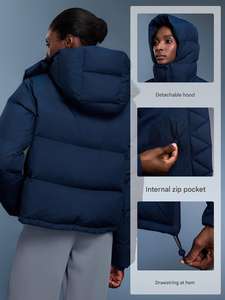 Vendita calda 90% piumino da donna piumino d'anatra caldo di lusso con tasca laterale ampia giacca invernale da donna - Product Image 2