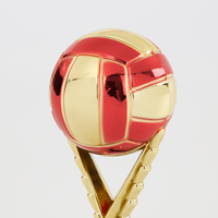 Qualité supérieure Personnalisé Volleyball Match Trophées Topper Composants Accessoires Memorial Souvenir GZ72