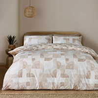 Lot de 10 housses de couette classiques en polyester 100 % personnalisables pour lit double, 400 fils, motif floral, luxe léger, ensemble en polyester