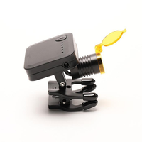 Lampe frontale dentaire LED portable 3W sans fil, luminosité réglable, design à clipser, intensité >15000-30000 Lux, autonomie >2 heures